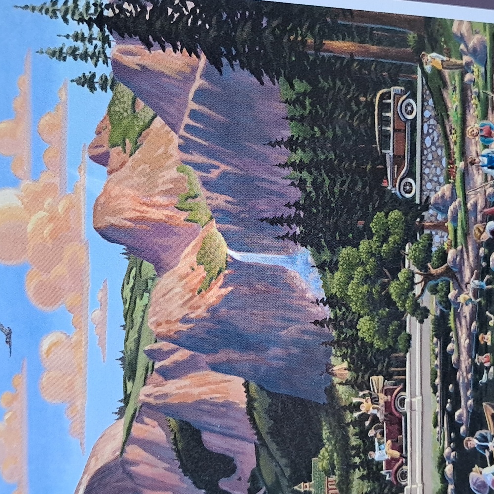 500pc DOWDLE FOLK ART Jigsaw Puzzle "YOSEMITE" by Eric Dowdle - Picture 15 of 17